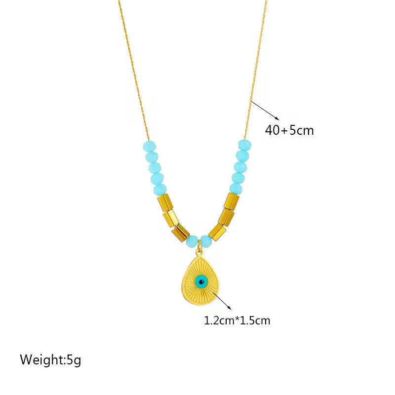 Gold Devil Eye Necklace For Women Necklace For Women