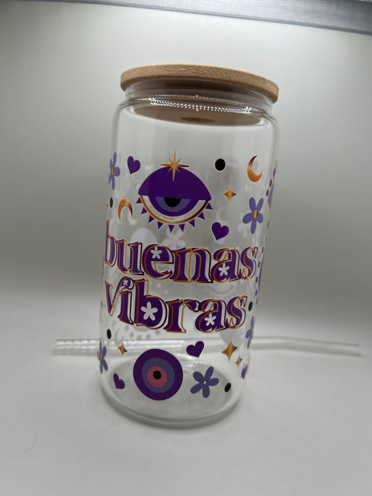 16oz glass cup
